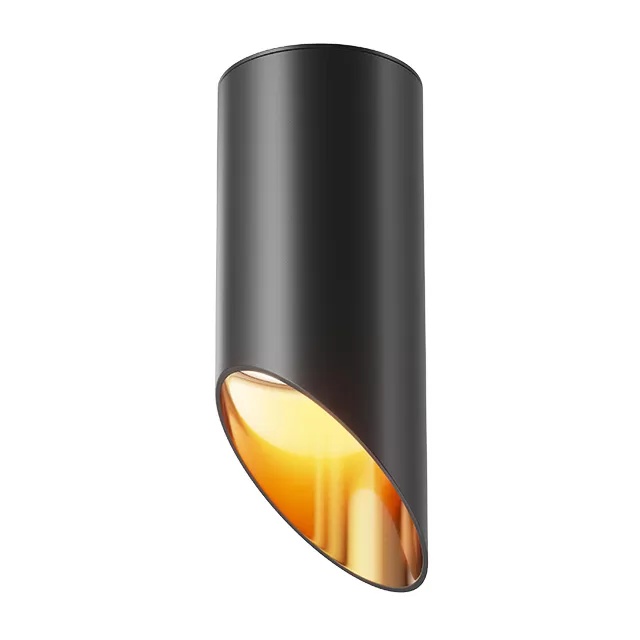 Spot fix Maytoni Lipari, 1xGU10, H150, auriu-negru