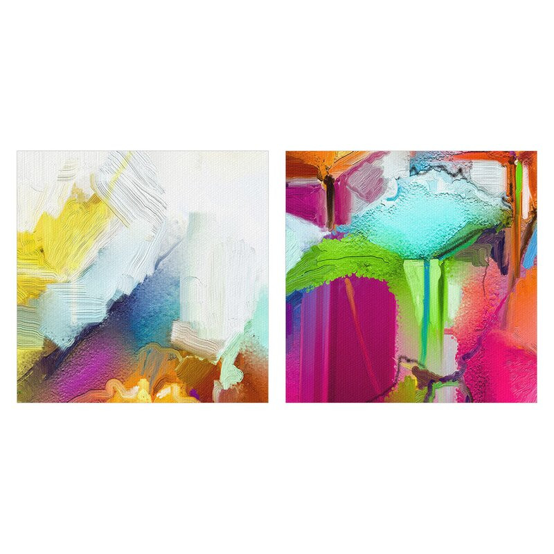 Tablou Ebern Designs, 3 piese, multicolor, 70 x 105 x 1,8 cm