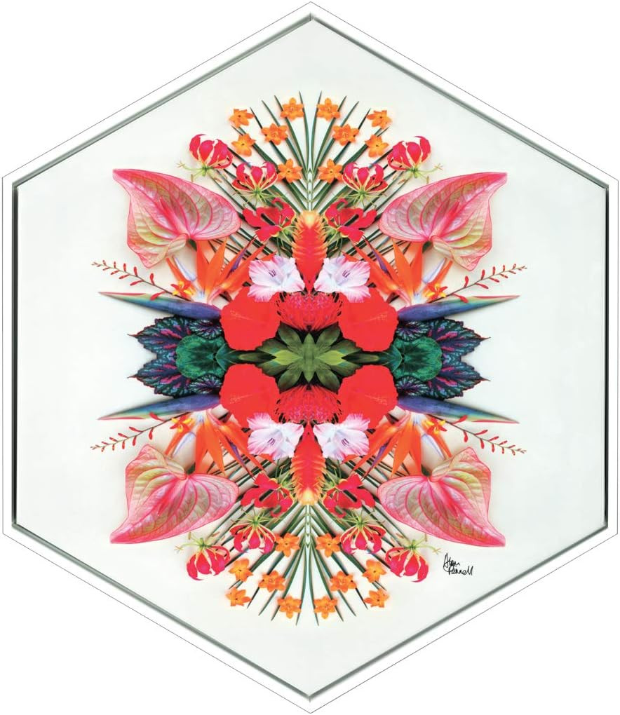 Tablou Pergo Classics, model flori tropicale, panza, multicolor, 50 x 60 cm