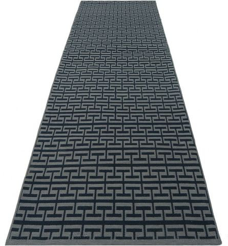 Traversa Andas, textil, albastru inchis, 90 x 250 cm