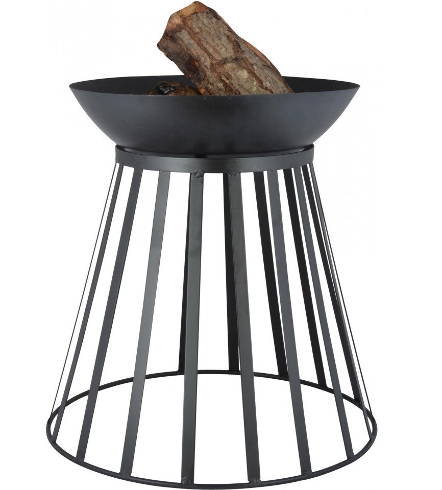 Vatra de foc Esschert, metal, negru, 47 x 49 cm chilipirul-zilei.ro/ imagine 2022