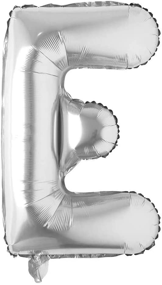 Balon aniversar Maxee, litera E, argintiu, 40 cm chilipirul-zilei.ro imagine 2022