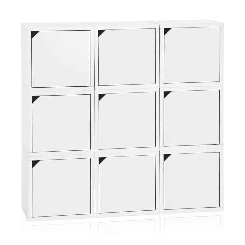 Biblioteca Totton, MDF, alb, 102 x 102 x 29 cm chilipirul-zilei.ro/ imagine 2022