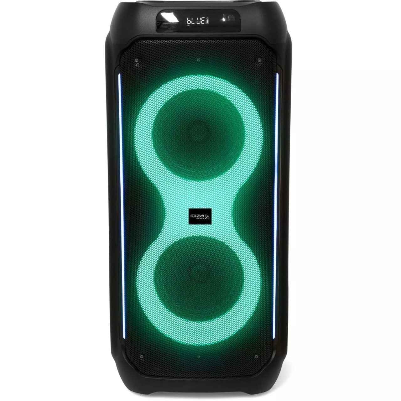 Boxa portabila Ibiza Sound, COLUMBA80, 800W, Bluetooth, USB, microSD, AUX si MIC, negru, Resigilat, Grad A