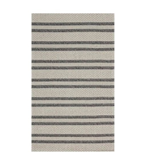 Covor Calvin Klein, bumbac/ poliester, crem/gri, 75 x 122 cm