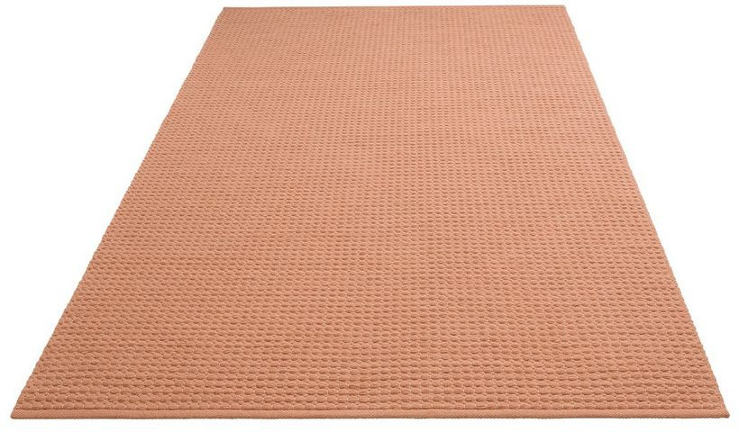 Covor Delavita, textil, teracota, 60 x 90 cm