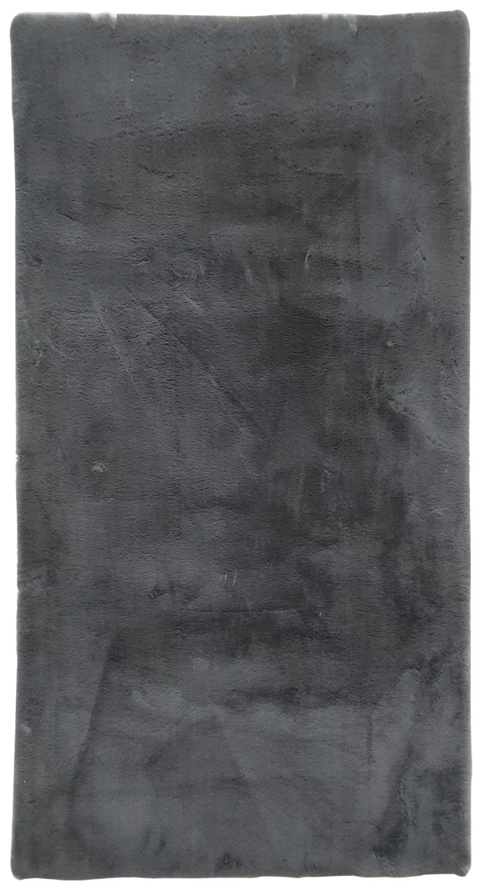 Covor din blană artificială Caroline negru 80x150cm