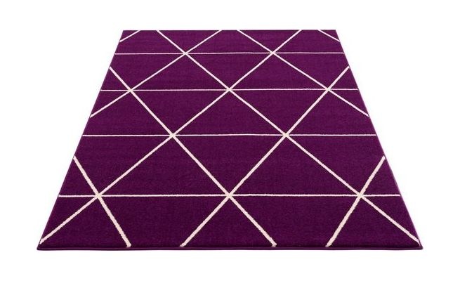 Covor Morten Delativa, polipropilenă violet, 70 x 140 cm