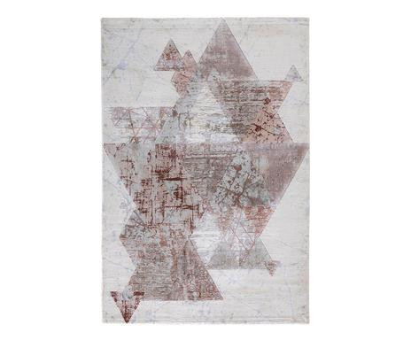 Poza Covor Terra, polipropilena, alb/mahon, 133 x 190 cm
