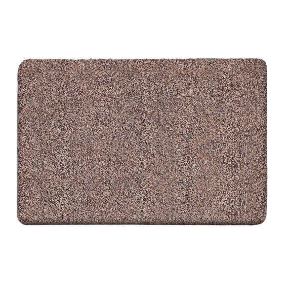 Covoras de intrare Beau Jardin, bumbac/poliester, maro, 45,5 x 71 cm