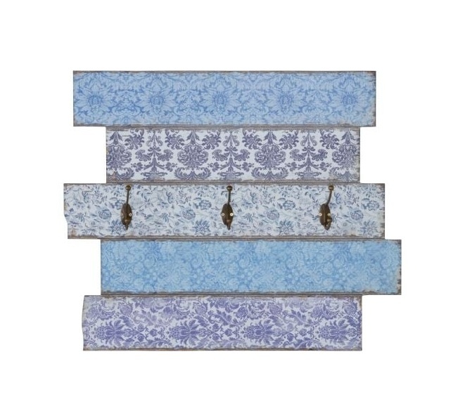 Cuier de perete Emma, MDF, multicolor, 66 x 55 x 10,5 cm