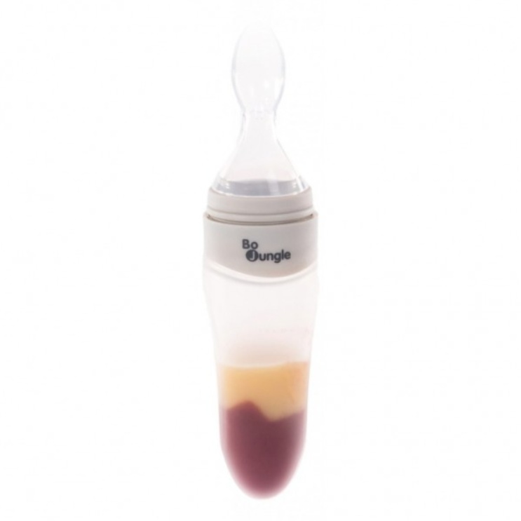 Dispenser mancare Bo Jungle pentru bebelusi Gri