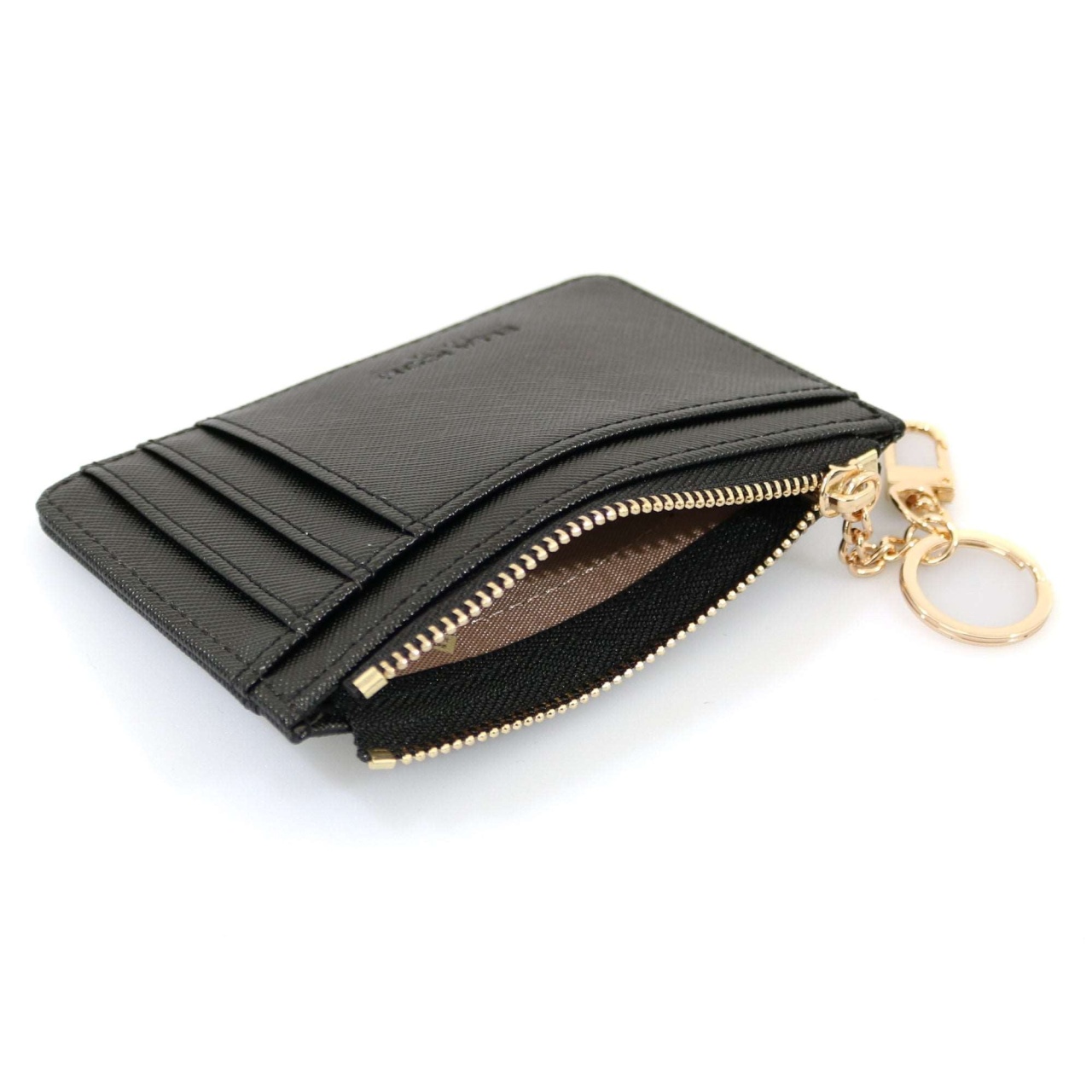 Etui pentru carduri Sim, Ella Icon, Negru, 12x9cm