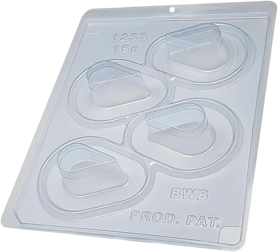 Forma pentru ciocolata BWB 1233, silicon/plastic, transparent, 18,5 x 24 cm