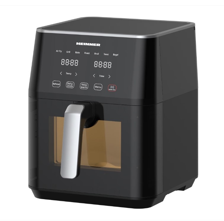 Friteuza cu aer cald (AirFryer) Heinner cyclonefry cook HAF-M7BK1800 , 1500-1800w, capacitate 7l, display digital cu control touch, termostat