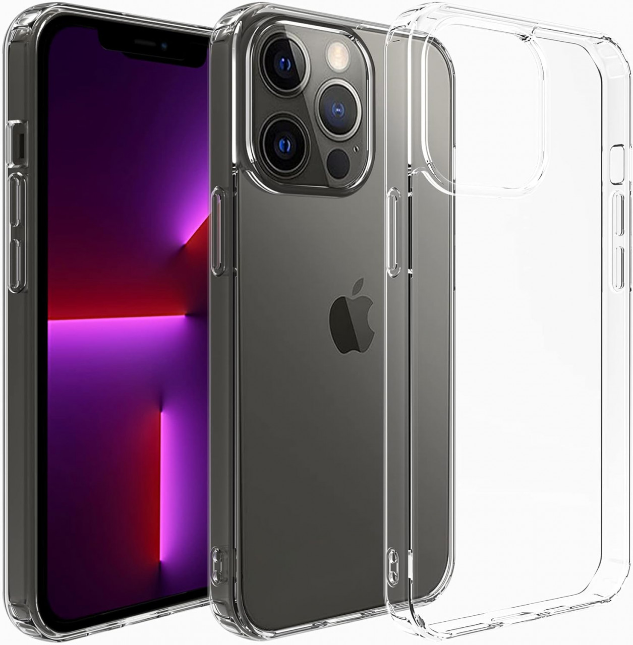 Husa de protectie pentru iPhone 13 PRO Restoo, poliuretan, transparent, 6,1 inchi