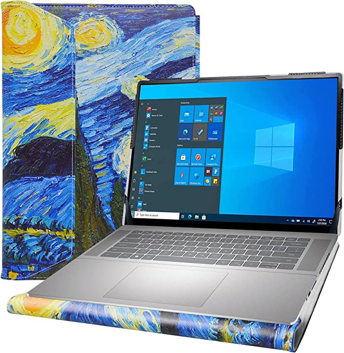 Husa de protectie pentru laptop Alapmk, compatibil cu ASUS Chromebook Flip C10PA C1PA C100pa-db101 C100PA-DB02, piele PU, multicolor