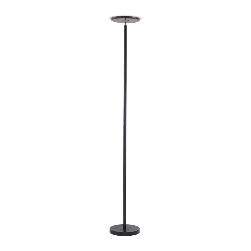 Lampadar Rymann, metal, negru, 22 W, 181 x 30 cm