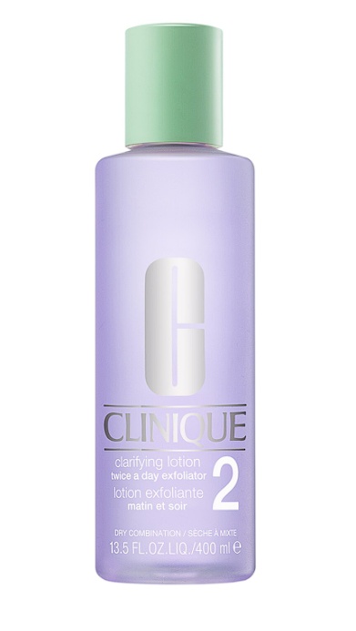 Lotiune pentru fata Clinique, Clarifying Lotion 2, ten mixt, 400 ml, Resigilat, Grad A