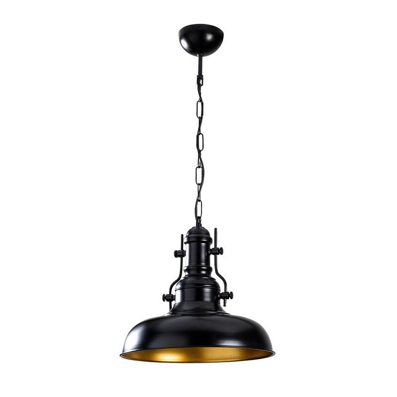 Lustra tip pendul Dovercourt 1, negru, 78 x 32 x 32 cm, 100w