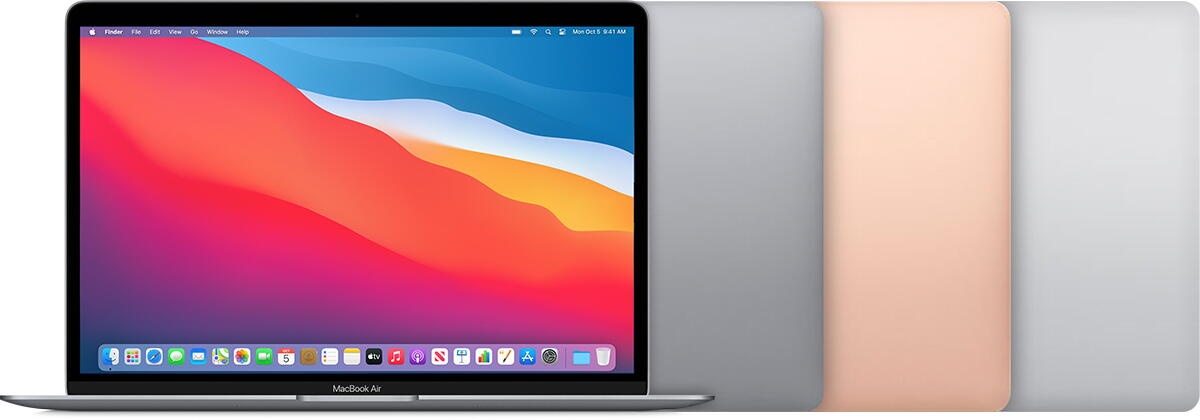 MacBook Air 13â€³ 2020, procesor Apple M1, 8 Cores, 8 GB, 7 core GPU 256 GB 13