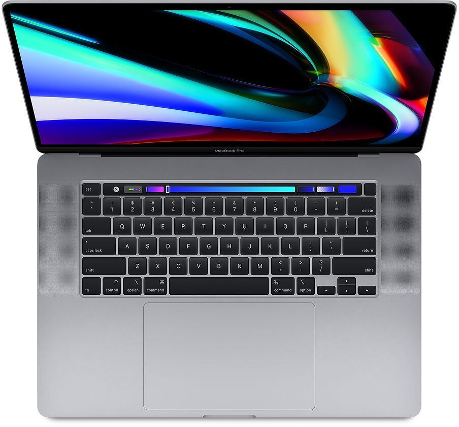 MacBook Pro 16â€³ Touch Bar 2019, i7 2.6 GHz, 16 GB, 512 GB SSD, Radeon Pro 5300M, Space Grey