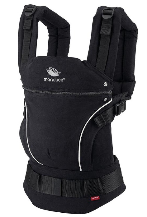 Marsupiu Manduca First Pure Cotton Night Black, pana la 20 kg, 3 pozitii, Negru, Resigilat, Grad A