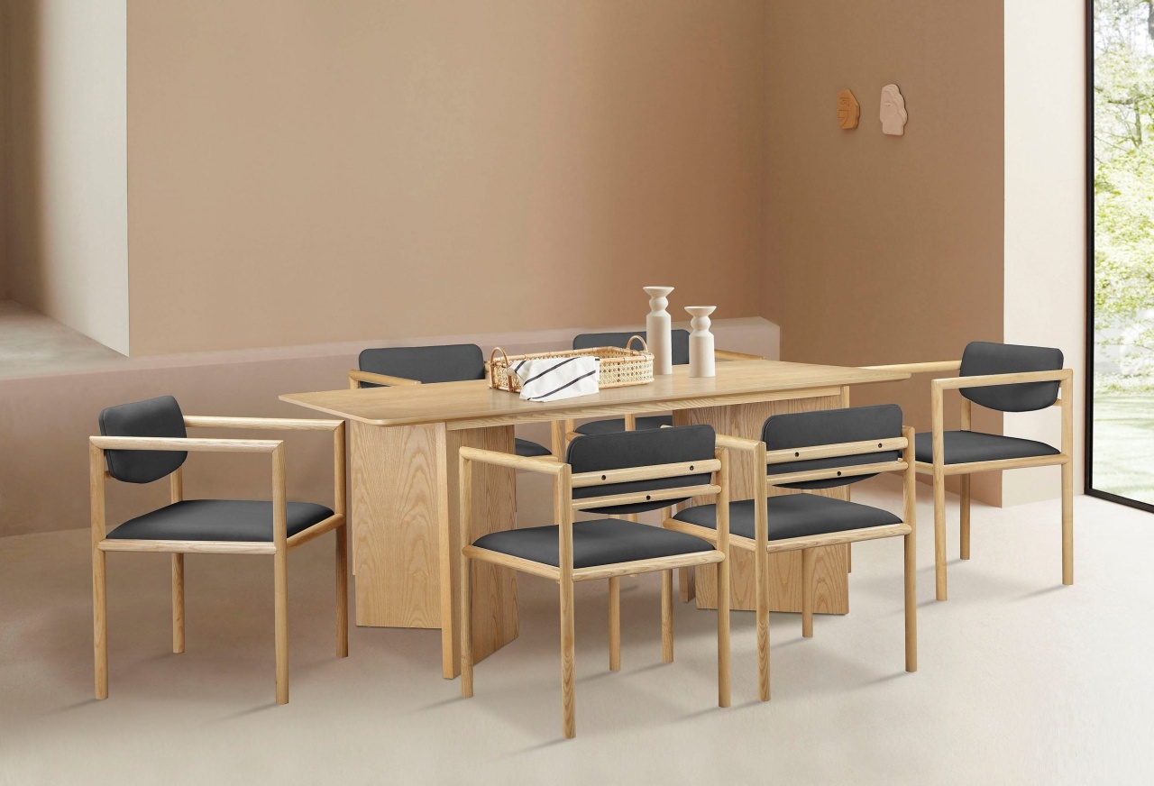 Masa Charlotte, MDF, 180 cm latime