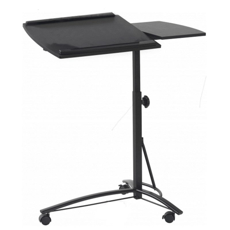 Masa reglabila pentru laptop, tip birou, cu roti HM B14, 17