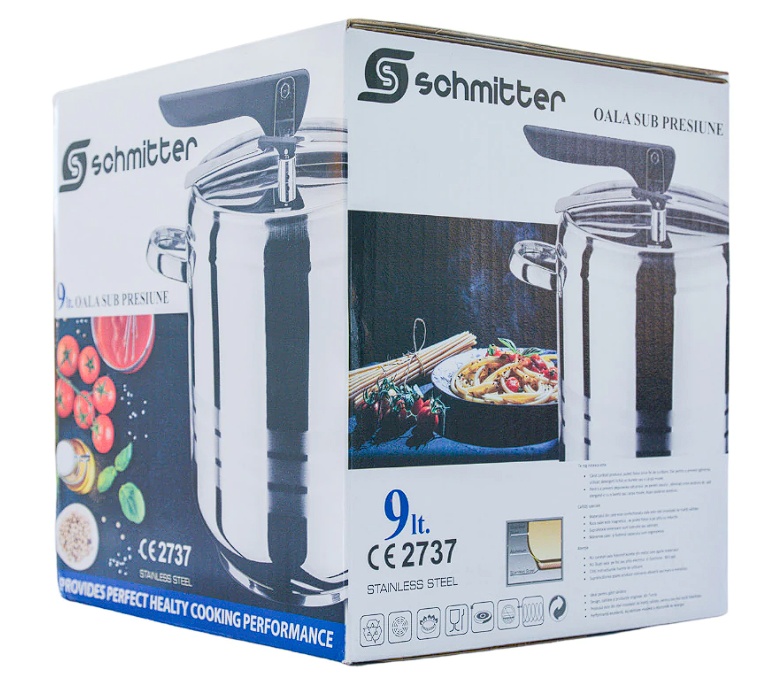 Oala sub presiune Schmitter, Inox, 9L, Resigilat, Grad A