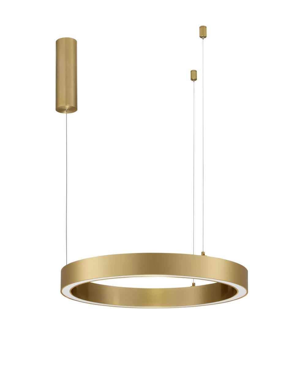 Pendul LED Nova Luce Sting, 40W, 300K, 2150 lm, bronz, D60 cm, dimabil Triac