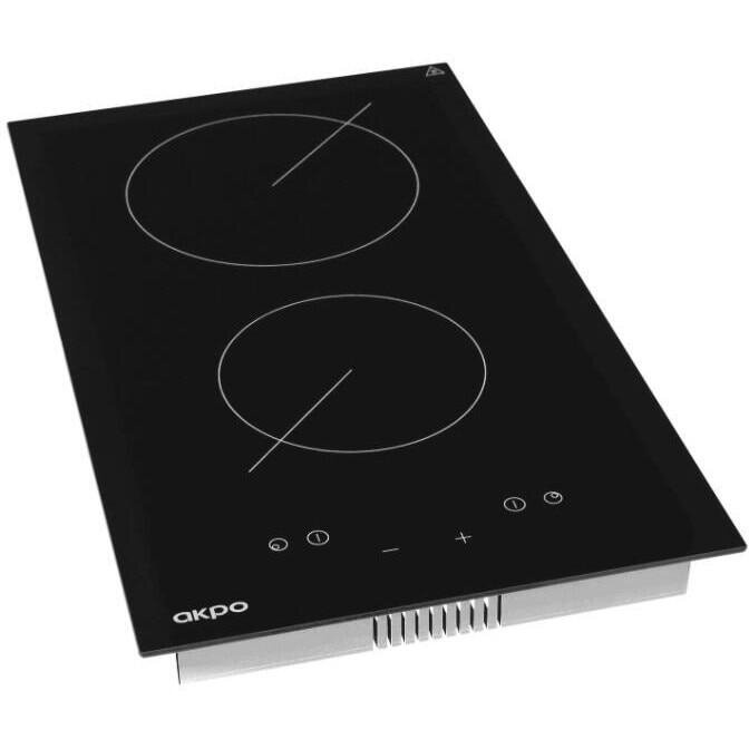 RESIGILAT Plita Incorporabila Akpo PKA 30 830/2, Inductie, 3000w, 2 zone de gatit, 30cm, Negru