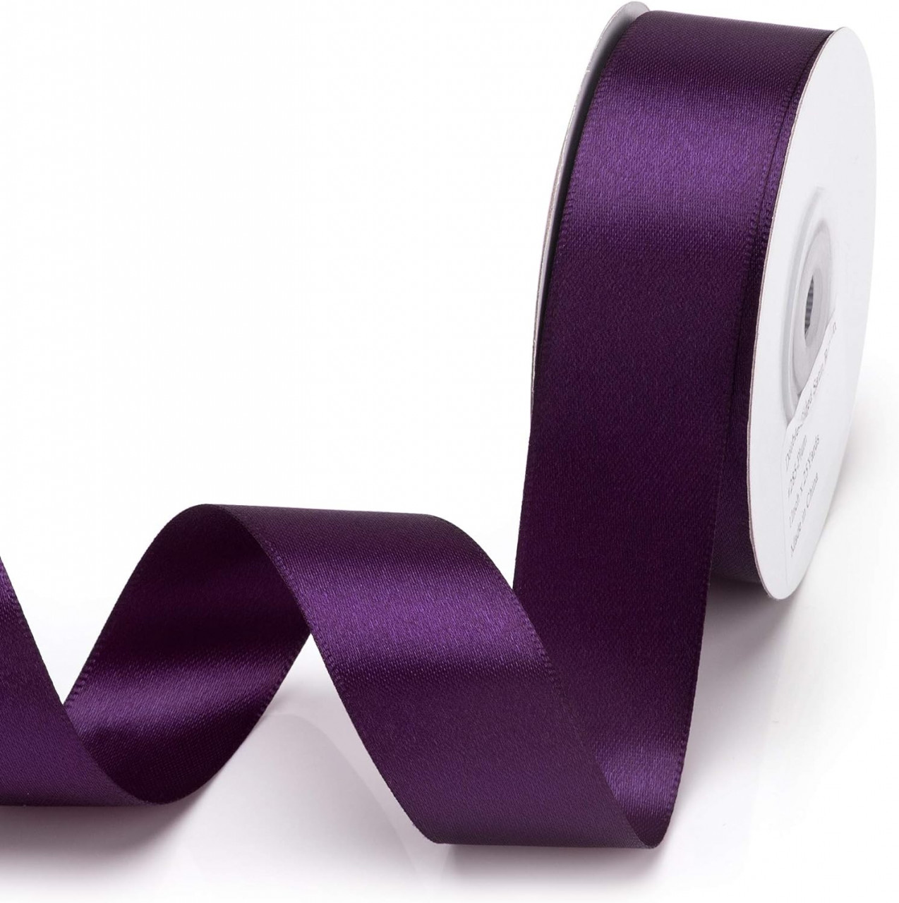 Rola de panglica Filan, poliester, violet inchis, 25 mm x 22,8 m