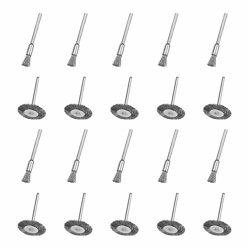 Set 20 perii de sarma pentru autofiletanta Butyeak, metal, argintiu la reduceri zi de zi Bricolaj 2023-09-21