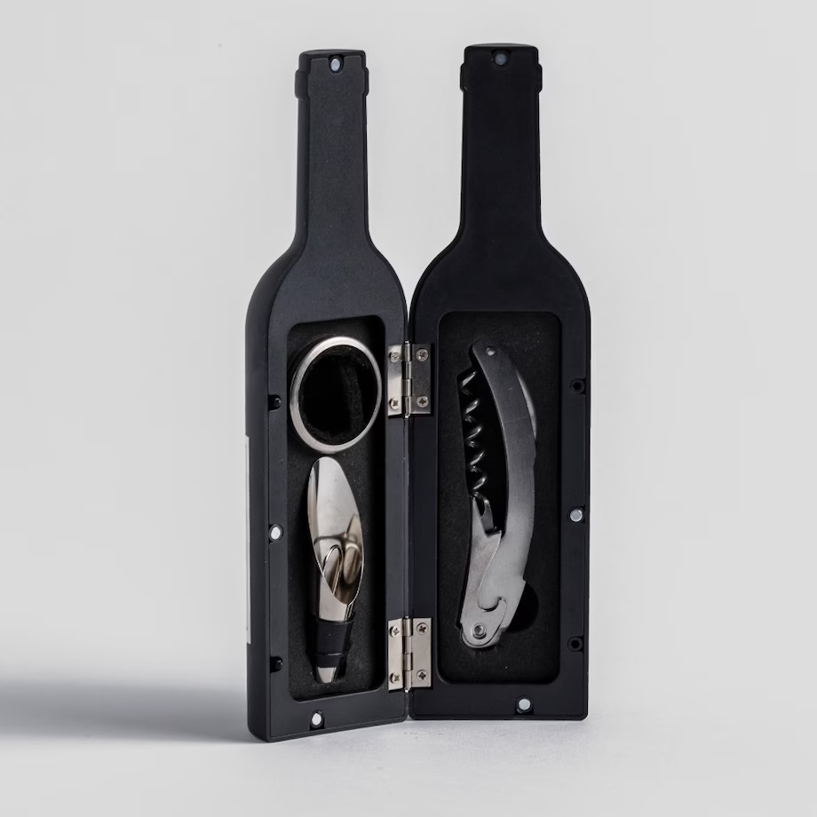 Set 3 accesorii pentru sticle de vin WINESHOW