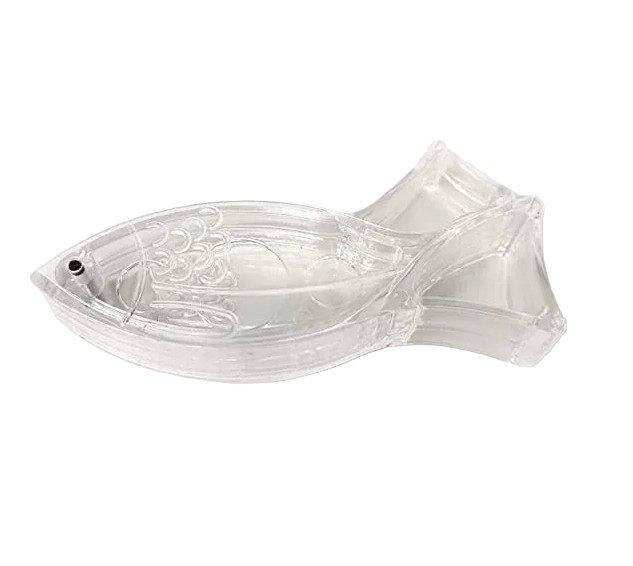 Set 4 storcatoare manuale pentru lamai in forma de peste Yawmlye, ABS, 0,6 L, 100 x 30 x 50 mm
