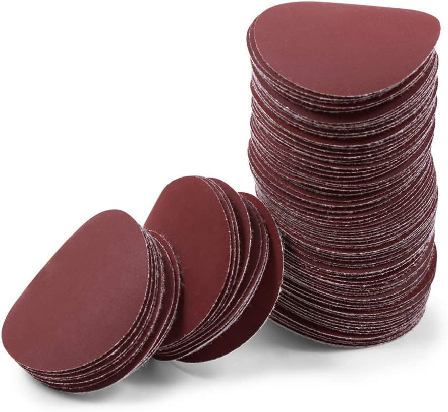 Set de 100 de discuri abrazive Leontool, oxid de aluminiu, rosu, 1200, 5,5 cm 100