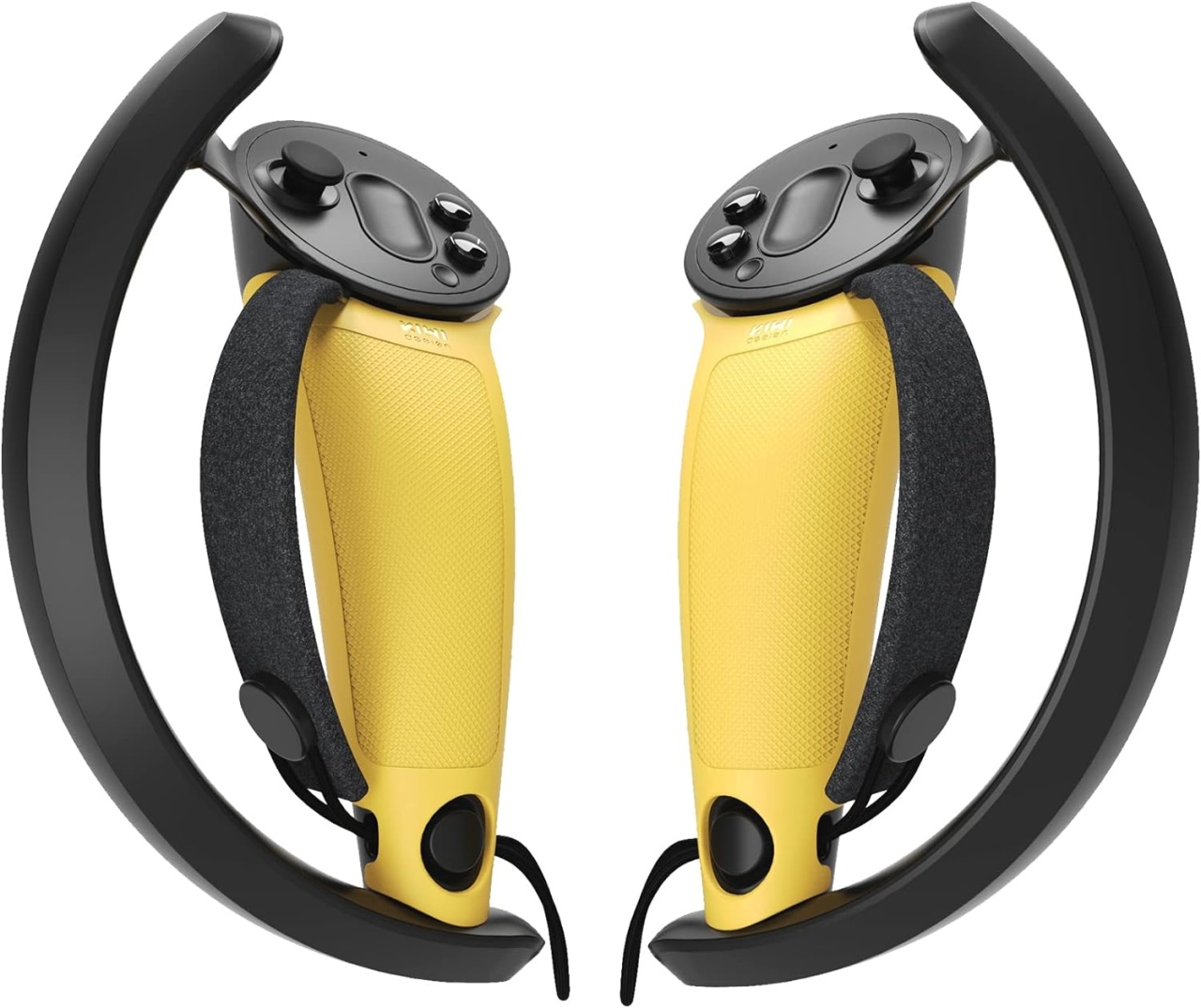 Set de 2 huse cu manere pentru Valve Index Kiwi, ABS, galben/negru