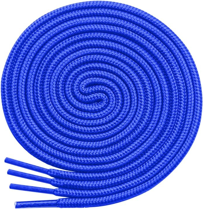 Set de 2 perechi de sireturi pentru ghete Lorpops, albastru, poliester, 80 cm x 4 mm