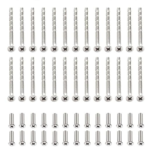 Set de 26 suruburi Sumbirg, fier, argintiu, 6 x 0,4 cm