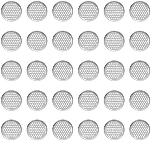 Set de 30 grile pentru ventilare rotunde, din otel inoxidabil, 5,3 cm 53 imagine 2022