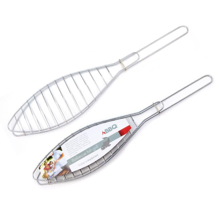 Set de 4 suporturi pentru peste Karll argintiu, 42 x 9.5 cm