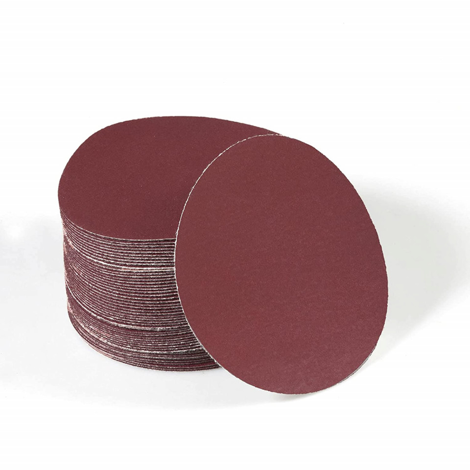 Set de 50 discuri pentru slefuit SPEEDWOX, oxid de aluminiu, granulatie 2000, rosu, 10,16 cm 1016