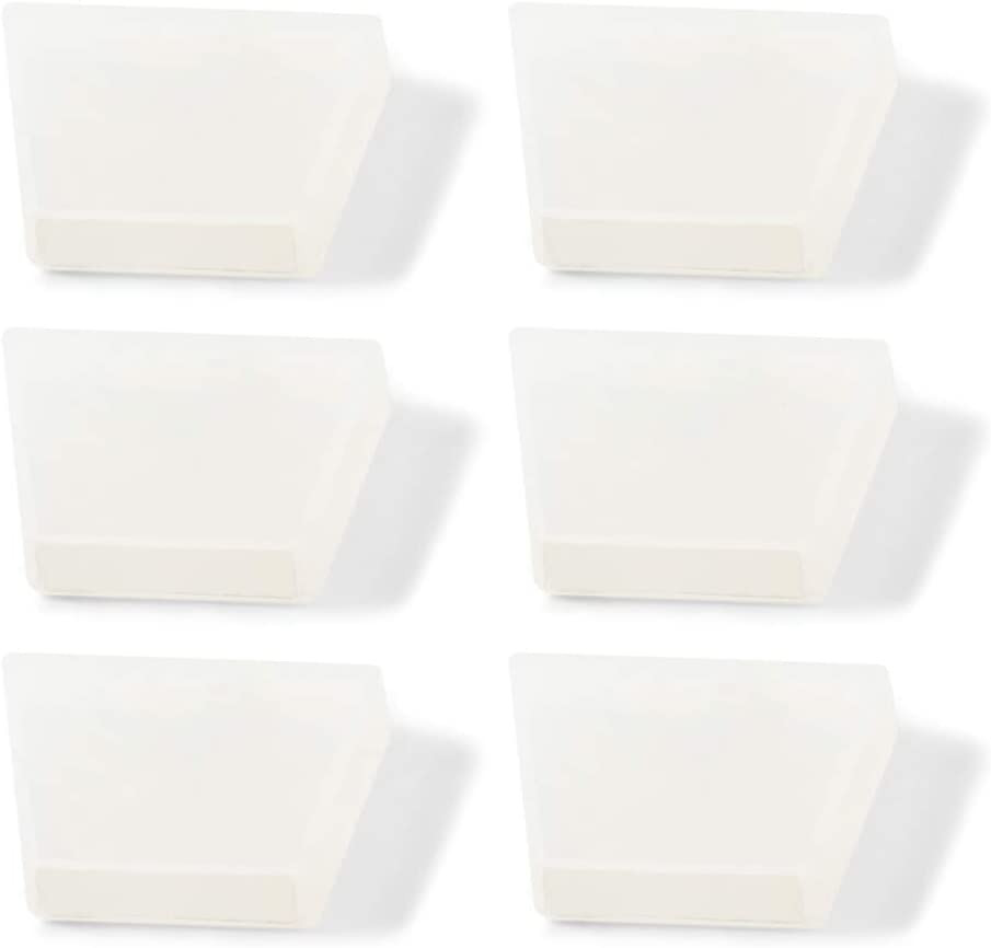 Set de 6 varfuri pentru clesti SPEEDWOX, cauciuc, alb, 32 x 19 mm