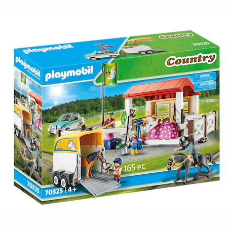 Set de constructie Playmobil Country, Ferma Calutilor, varsta +4 ani, 165 piese image13