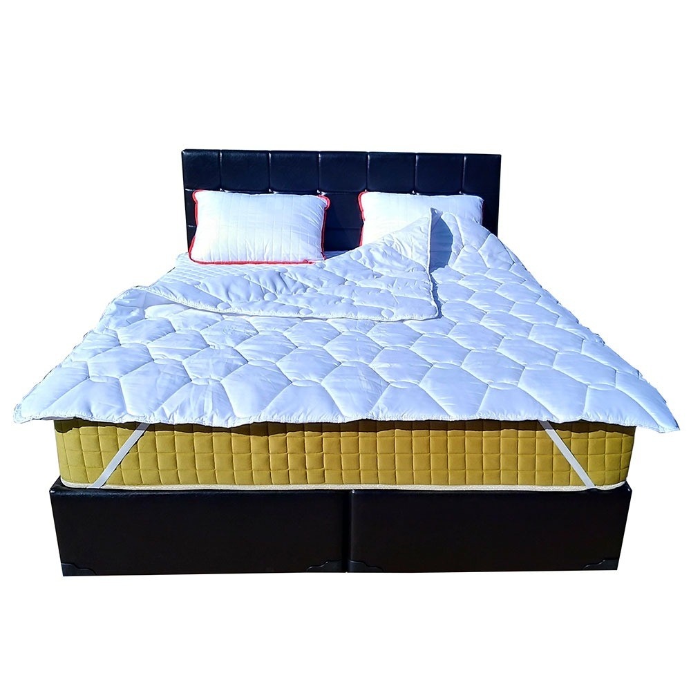 Set Saltea MILANO Pocket Spring plus 2 perne 50x70 plus Husa hipoalergenica plus Pilota microfibra iarna 180x200, 160x200x24