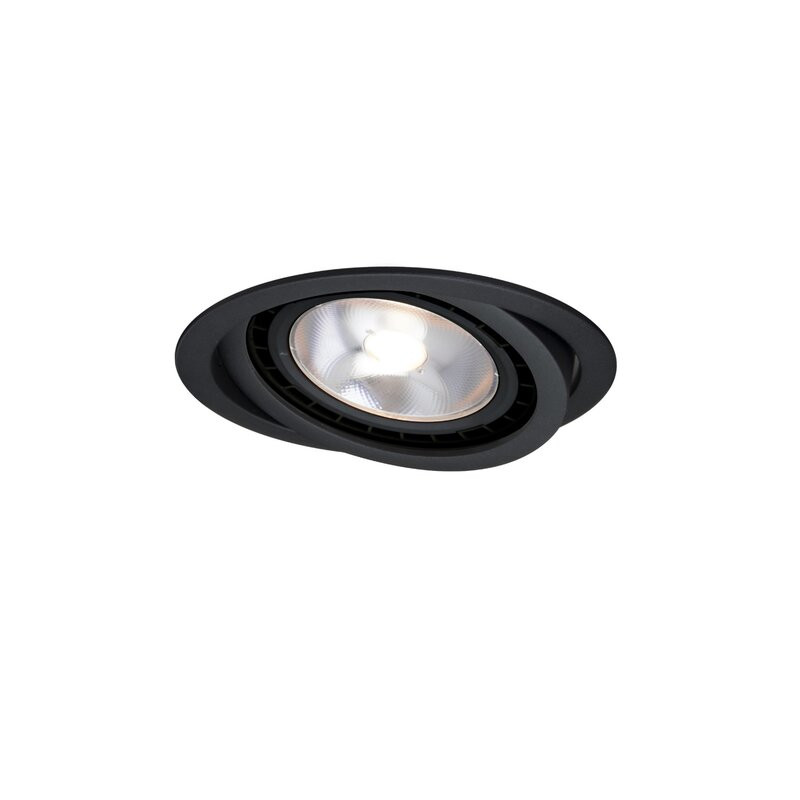 Spotlight reglabil Jancis, metal, negru, 2 x 14,3 cm chilipirul-zilei.ro/ imagine noua 2022