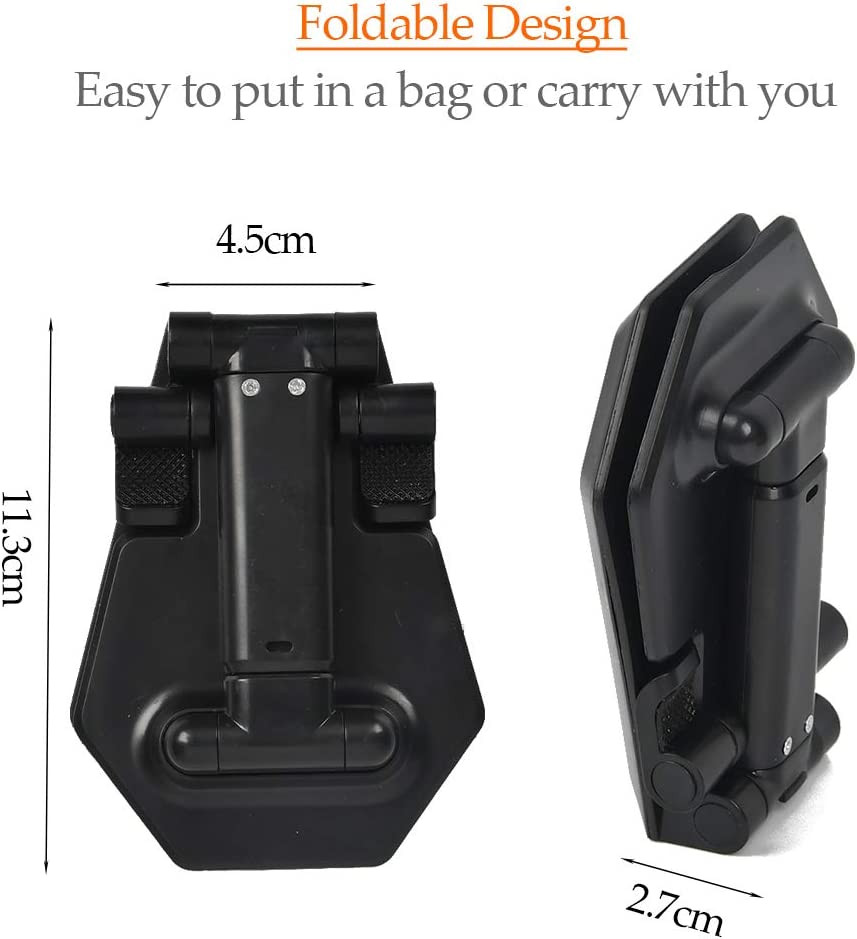 Poze Suport reglabil pentru telefon, plastic/metal, negru, 15,5 cm