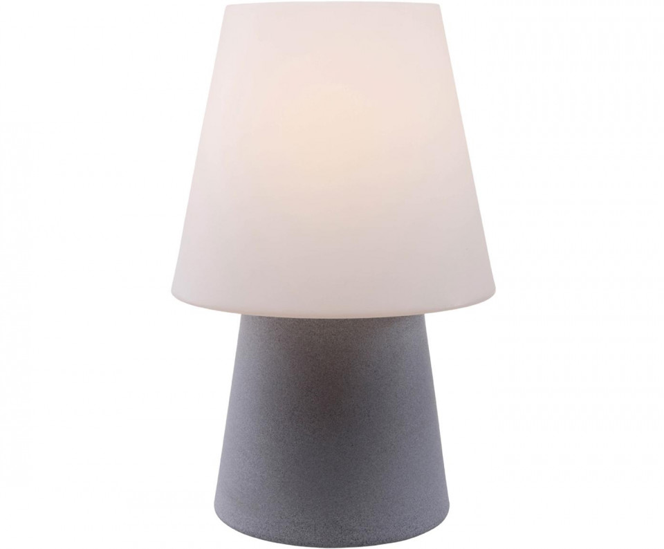 Veioza portabila No. 1, alb/ gri, 60 x 39 cm