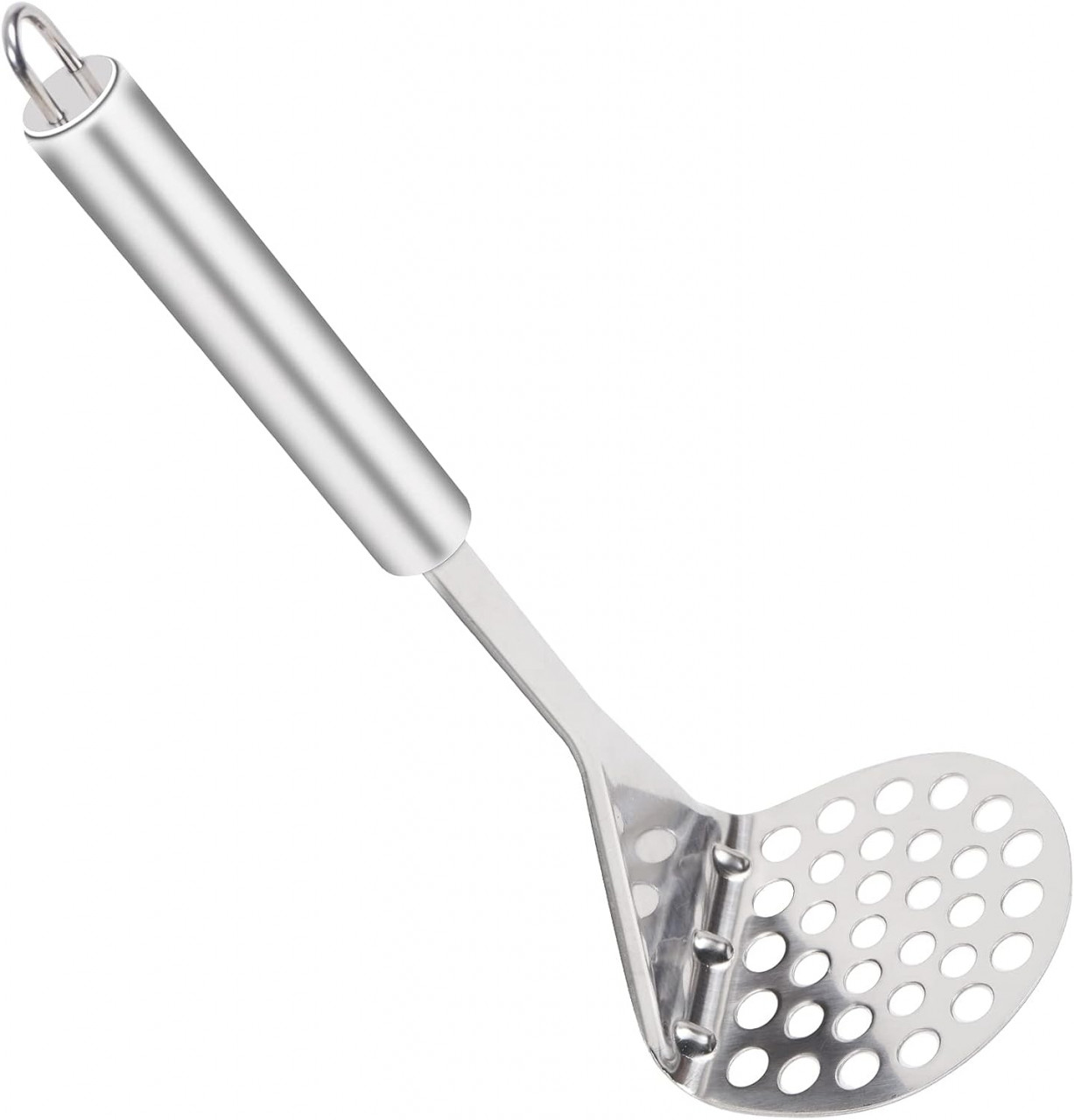 Zdrobitor de legume pentru piure SAVORLIVING, otel inoxidabil, argintiu, 25,5 x 8 cm